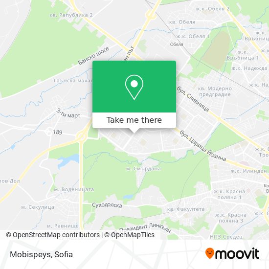 Mobispeys map