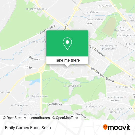 Карта Emily Games Eood