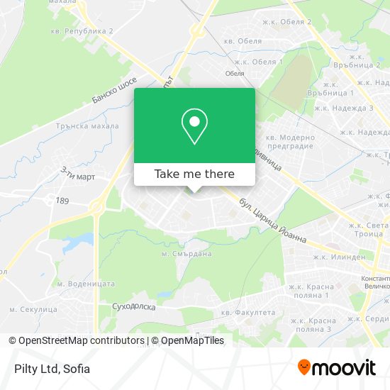 Pilty Ltd map