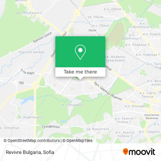 Revivre Bulgaria map