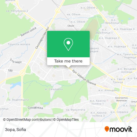 Зора map
