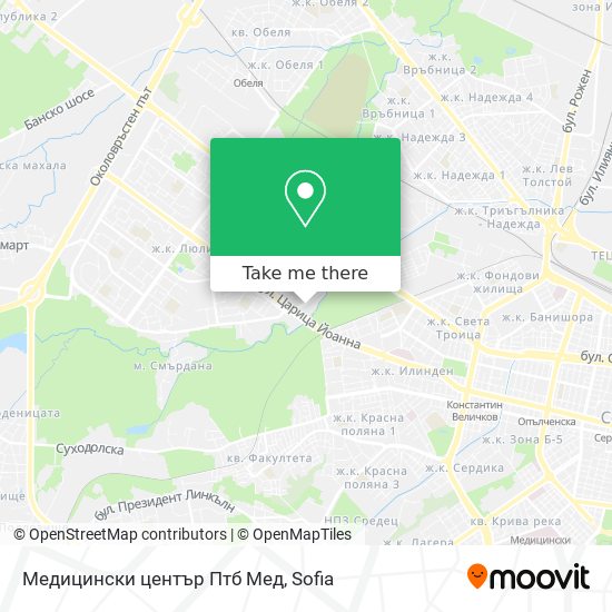 Медицински център Птб Мед map
