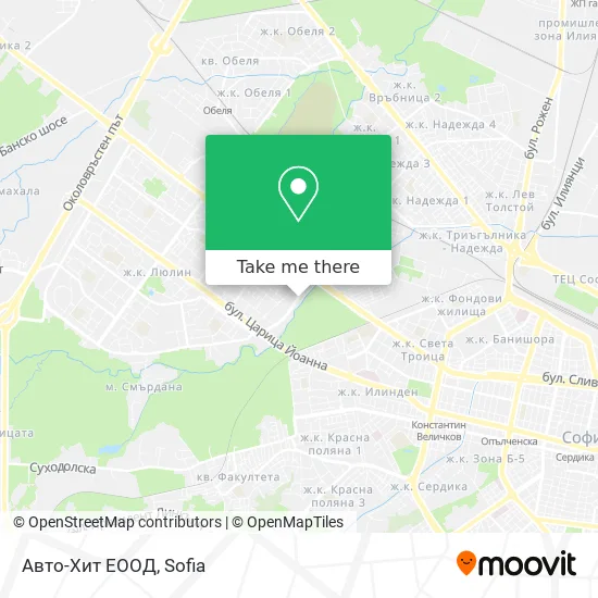 Карта Авто-Хит ЕООД