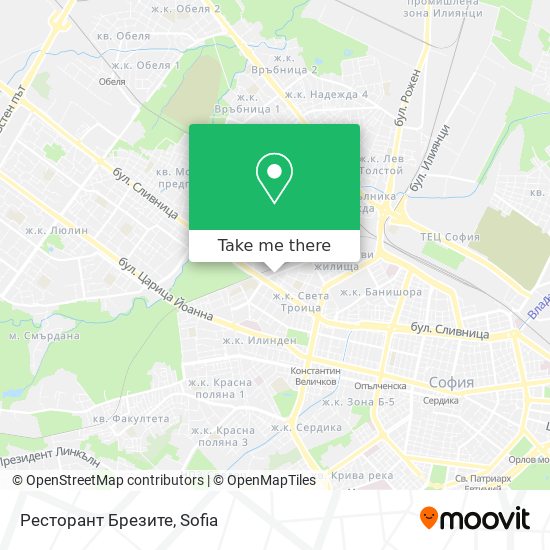 Ресторант Брезите map