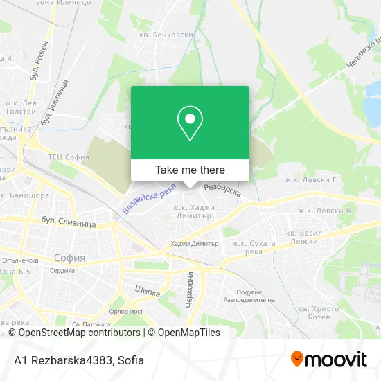 Карта A1 Rezbarska4383