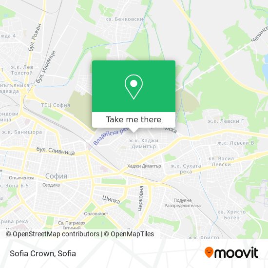 Sofia Crown map