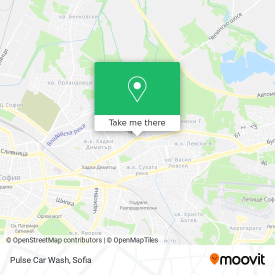 Pulse Car Wash map