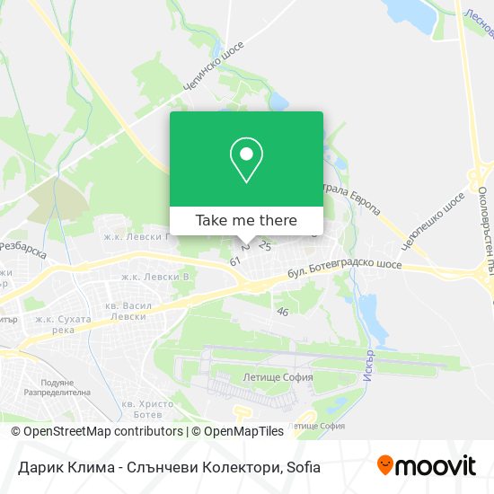 Дарик Клима - Слънчеви Колектори map