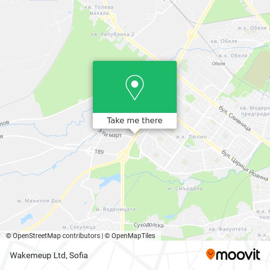 Карта Wakemeup Ltd