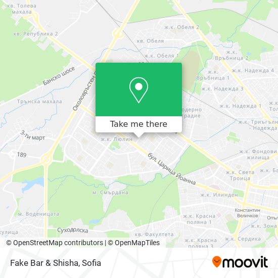 Fake Bar & Shisha map