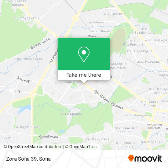 Zora Sofia 39 map
