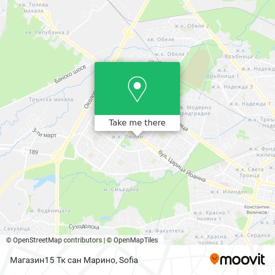 Магазин15 Тк сан Марино map