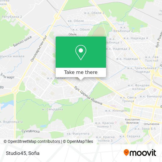 Studio45 map