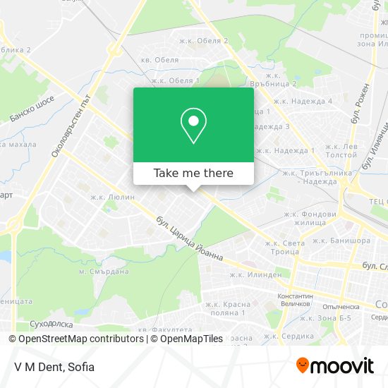 V M Dent map