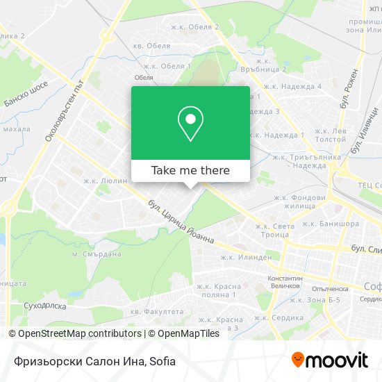 Фризьорски Салон Ина map