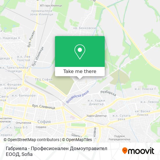 Габриела - Професионален Домоуправител ЕООД map