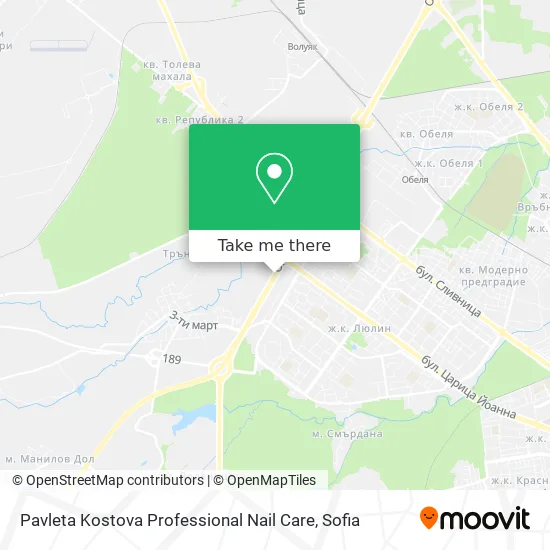 Карта Pavleta Kostova Professional Nail Care