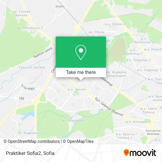 Карта Praktiker Sofia2