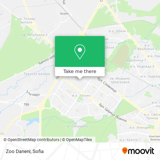 Карта Zoo Daneni