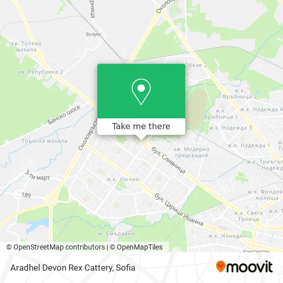 Aradhel Devon Rex Cattery map