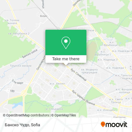 Банско Чудо map