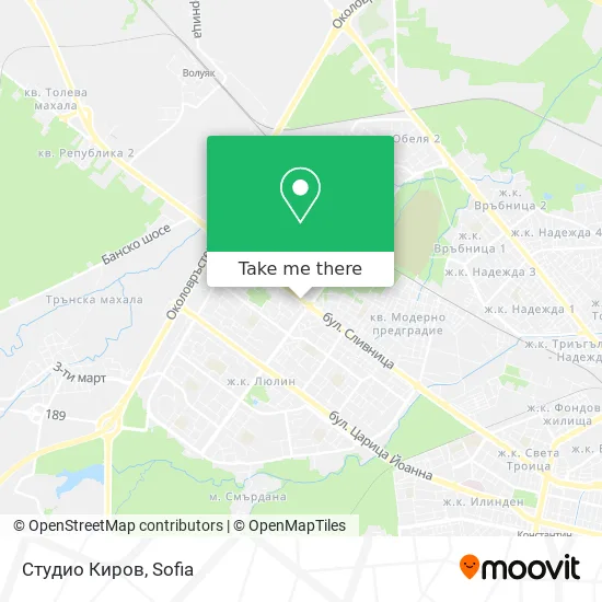 Карта Студио Киров