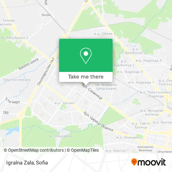 Карта Igralna Zala