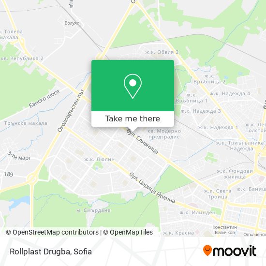 Rollplast Drugba map