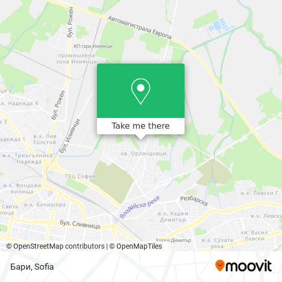 Бари map