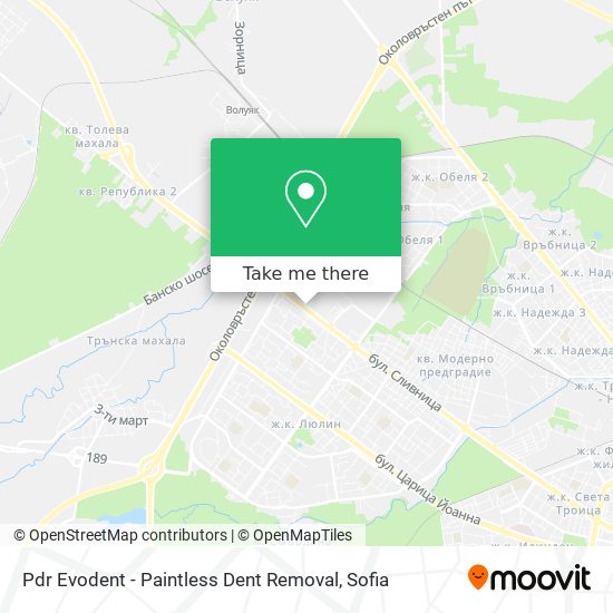 Pdr Evodent - Paintless Dent Removal map