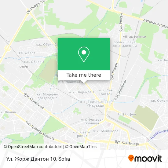 Карта Ул. Жорж Дантон 10