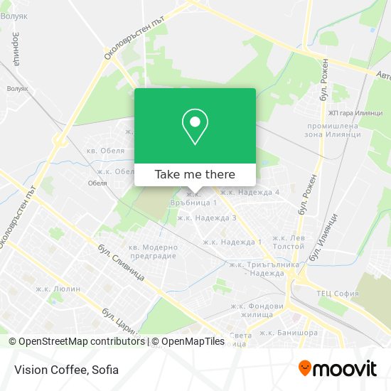 Карта Vision Coffee