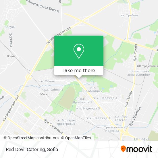 Карта Red Devil Catering