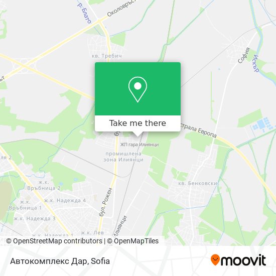 Карта Автокомплекс Дар
