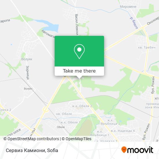 Сервиз Камиони map