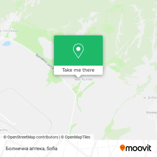 Карта Болнична аптека