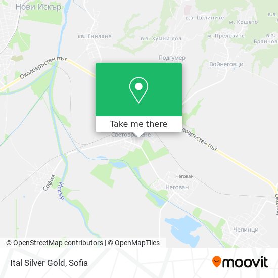 Ital Silver Gold map