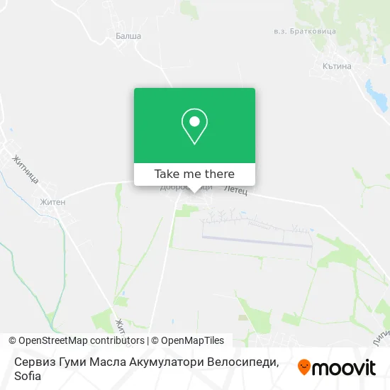Карта Сервиз Гуми Масла Акумулатори Велосипеди