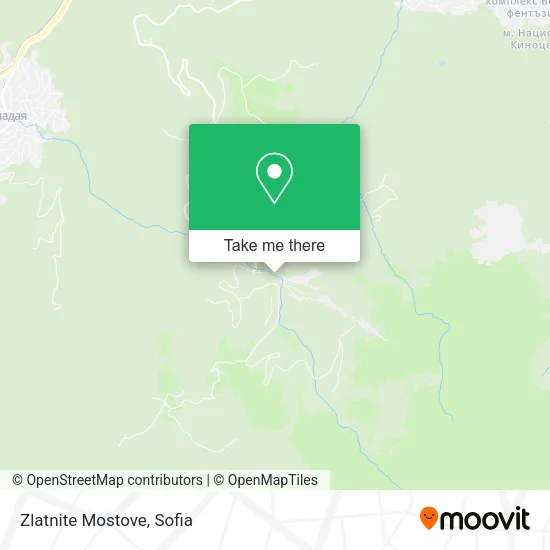 Карта Zlatnite Mostove