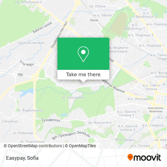Easypay map