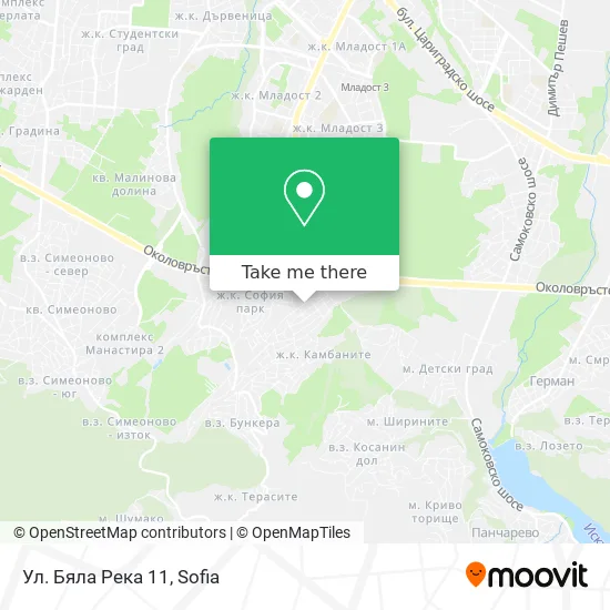 Карта Ул. Бяла Река 11