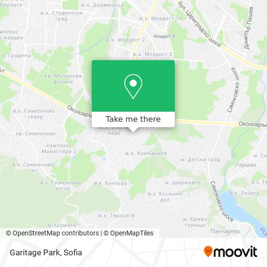Garitage Park map