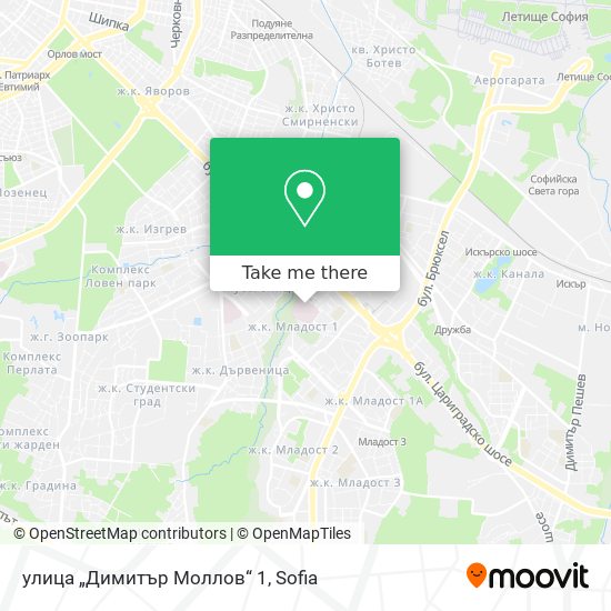 улица „Димитър Моллов“ 1 map