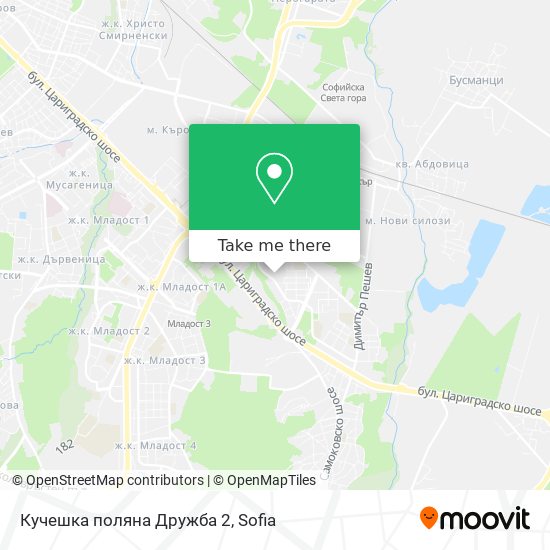 Кучешка поляна Дружба 2 map