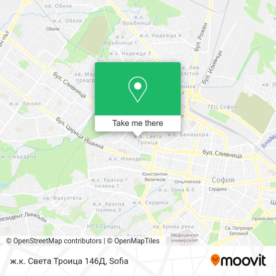 Карта ж.к. Света Троица 146Д