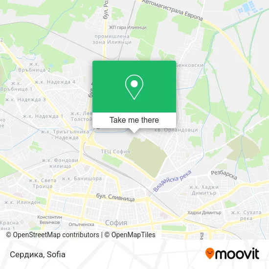 Карта Сердика