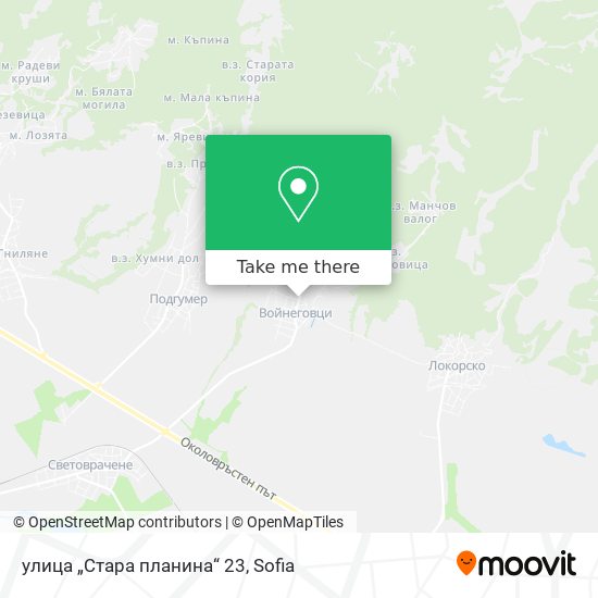улица „Стара планина“ 23 map