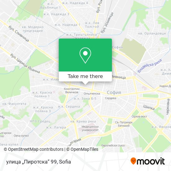 улица „Пиротска“ 99 map