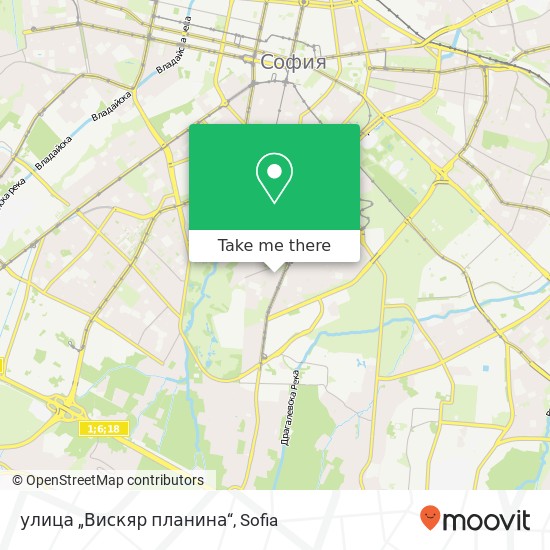 Карта улица „Вискяр планина“