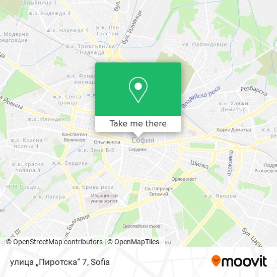 Карта улица „Пиротска“ 7
